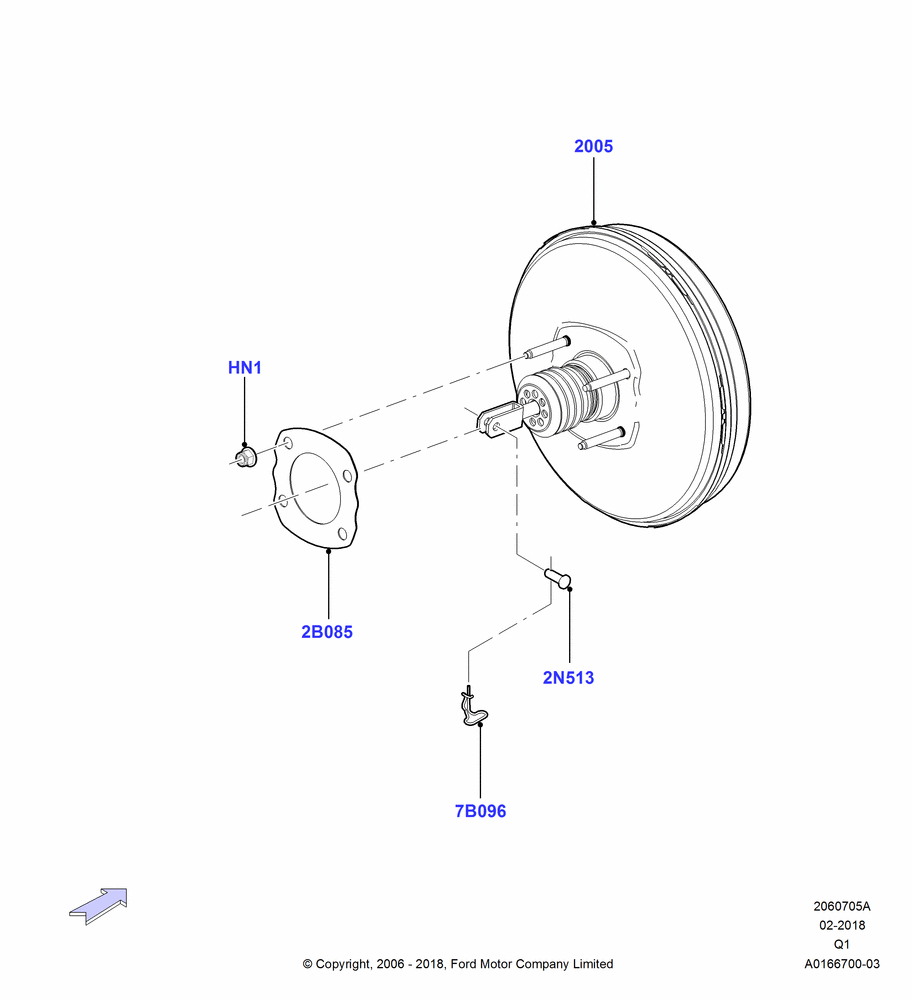05A - Brake Booster; 06/NOV/2006-12/JUL/2010