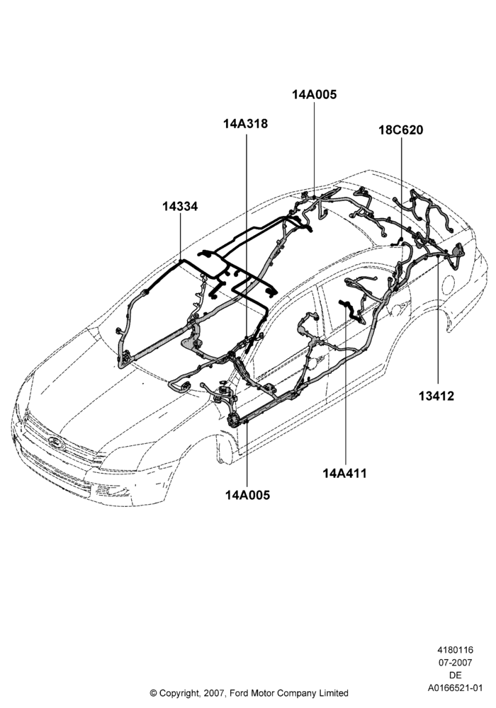16G - Wiring - Body And Roof Console, Ford Division Derivative; 16/JUL/2007-02/JUN/2008