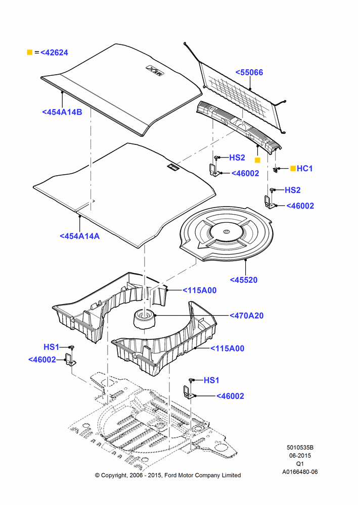 35B - Load Compartment Trim, With Cargo Area Management; 06/NOV/2006-24/DEC/2014