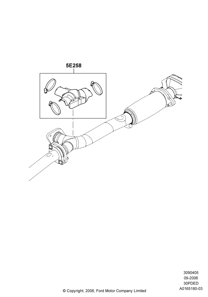 05D - Heat Shields - Exhaust System, 3.0 DOHC EFI; 30/AUG/2006-04/FEB/2009