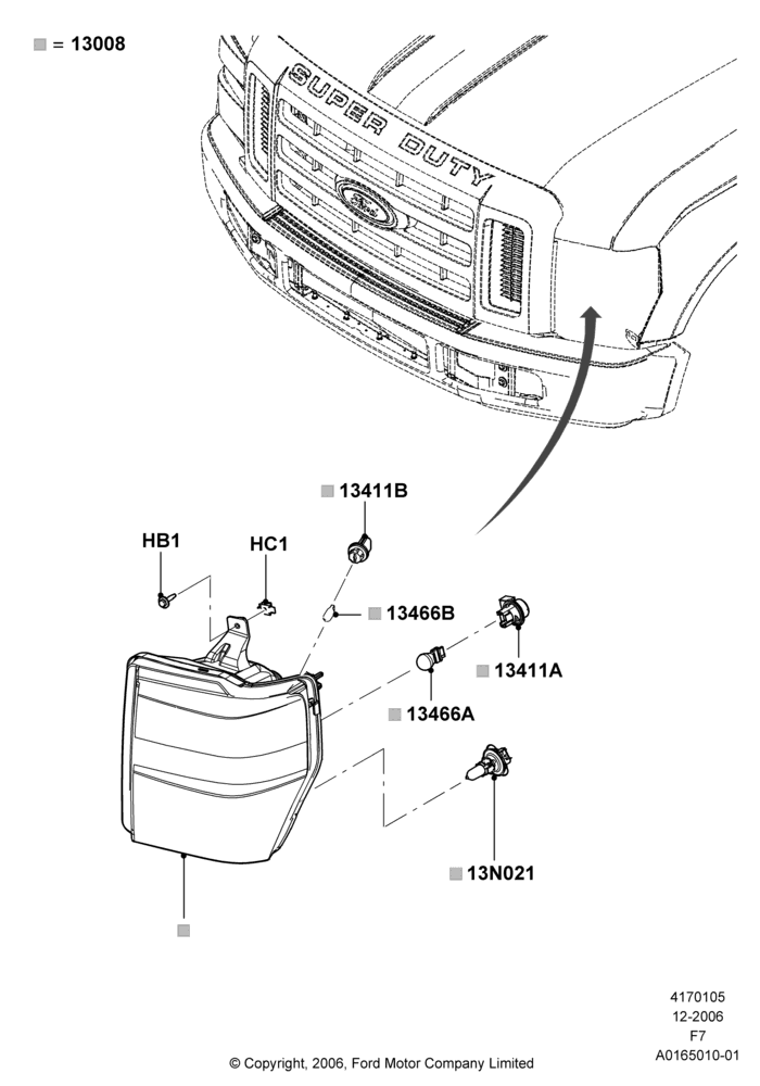 Headlamps and Front Flasher Lamps, With Aero Headlamps
