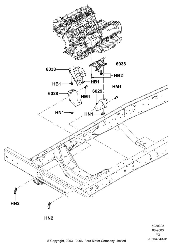 05A - Engine Mounting; 04/AUG/2003-01/JUN/2015