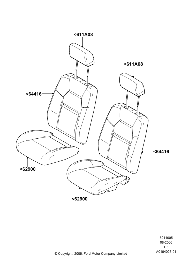 05D - Front Seat Covers; 07/AUG/2006-25/JUN/2007