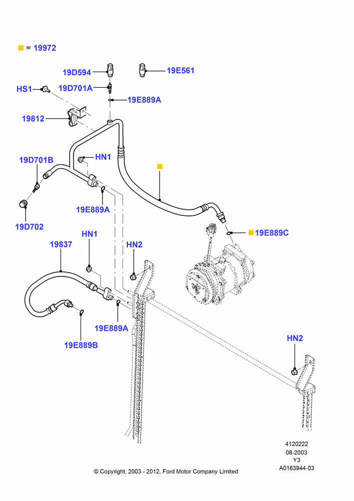 22 - Air Conditioning System; 04/AUG/2003
