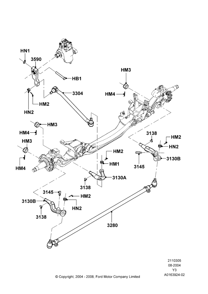 05A - Steering Linkage; 04/AUG/2003-31/OCT/2007