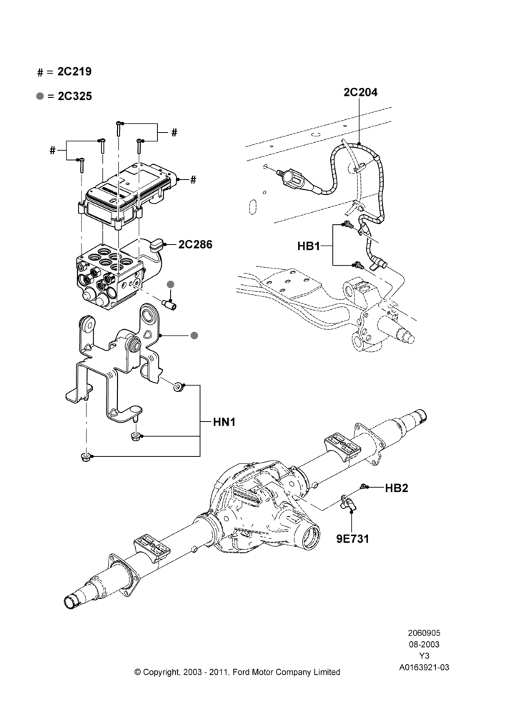 Anti-Lock Braking System, 15,700 LB. GVW, 16,000 LB. GVW, 18,000 LB. GVW, 19,500 LB. GVW