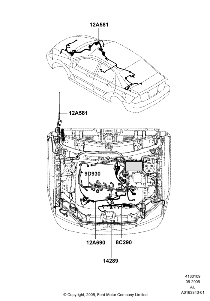 09K - Wiring - Engine And Transmission, 2.0L Duratec HE (137PS), Less PZEV Evaporative Emission; 08/MAY/2006-27/AUG/2007