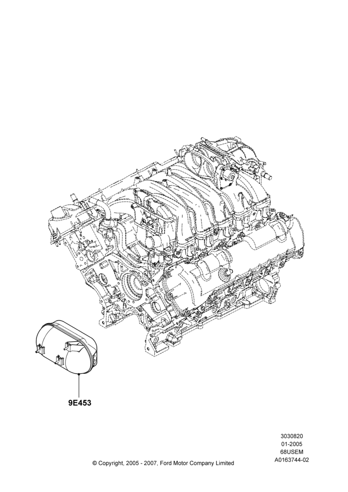 Exhaust Gas Recirculation, 6.8L Gas EFI V10