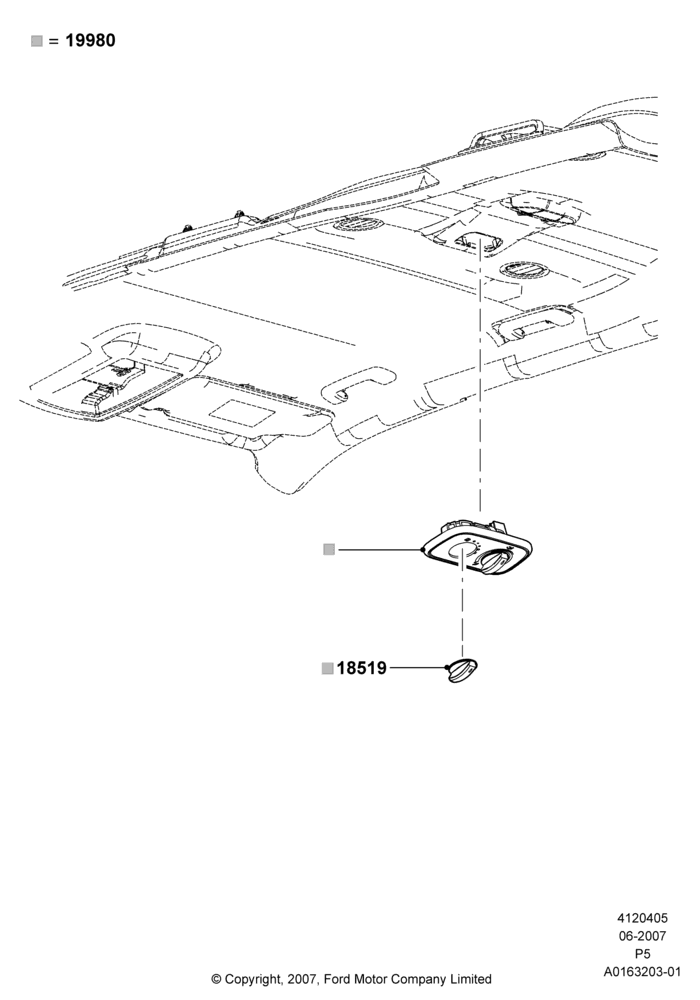 05C - Heater & Air Conditioning Controls, Rear Auxiliary Air Conditioning, Rear; 18/JUN/2007-15/JUN/2009