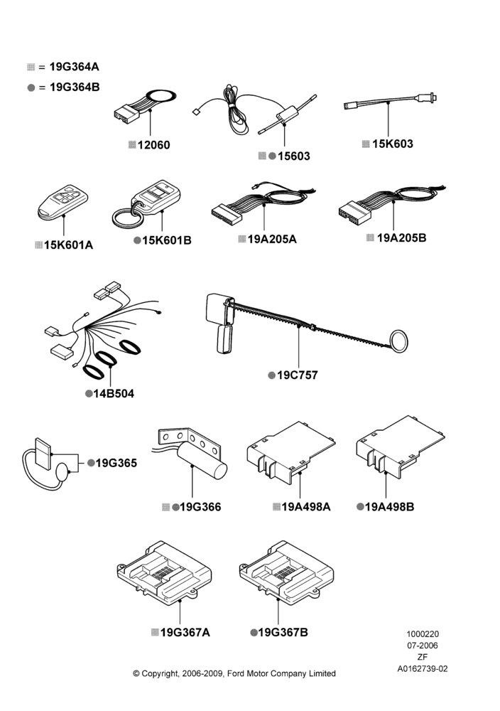 20B - Remote Starting Kit, Automatic Transmission, Power Code Systems; 05/JUN/2006-22/MAR/2010