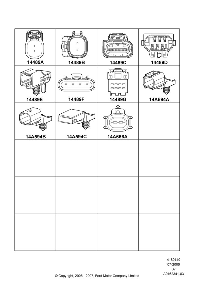 40D - Wiring Connectors, Page D; 18/MAR/2002-30/JUN/2017