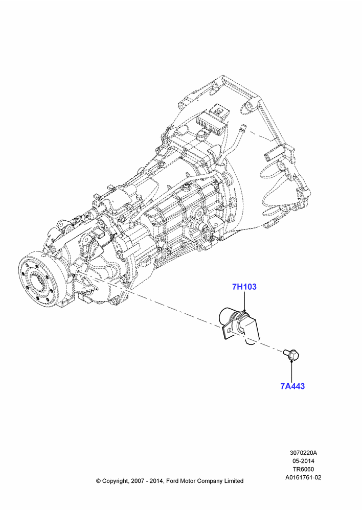 Transmission Modules and Sensors, 6 Speed Manual Transmission (T56)
