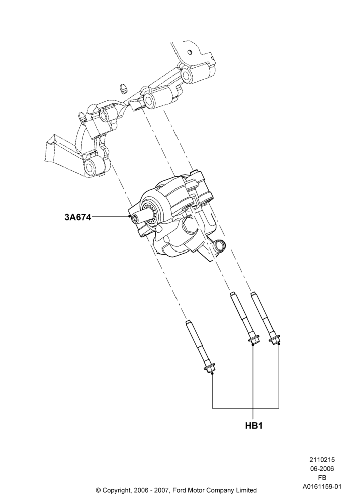15 - Power Steering Pump Mounting; 19/JUN/2006-26/SEP/2011