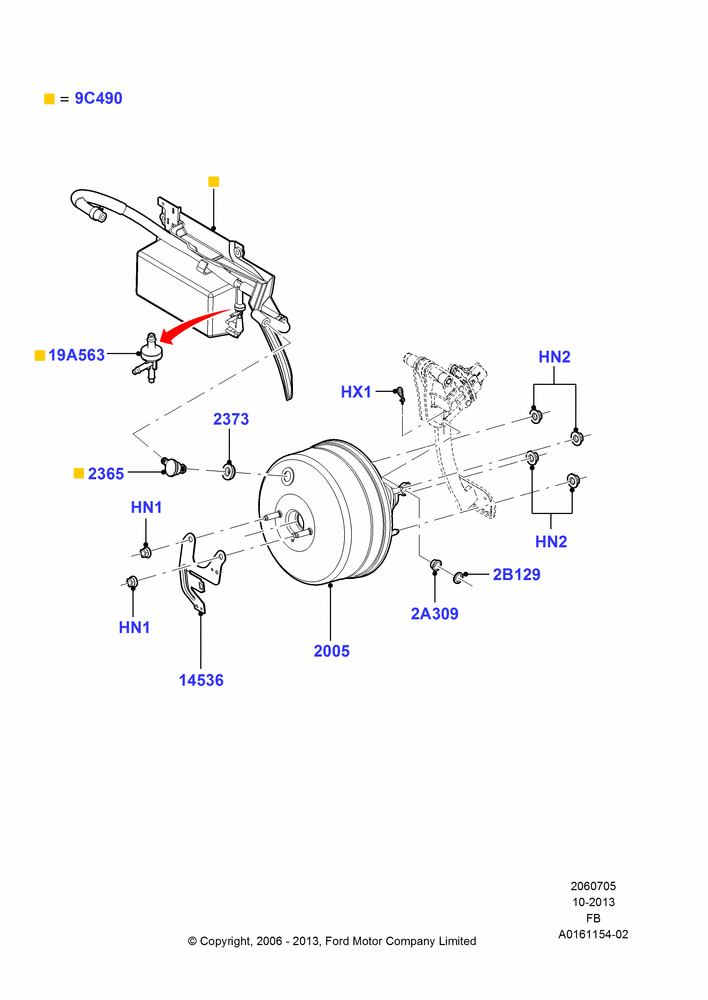 05 - Brake Booster; 19/JUN/2006-26/SEP/2011