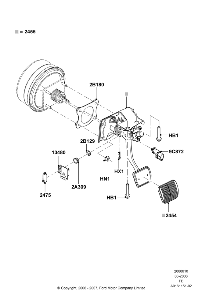 10A - Brake and Clutch Controls, Adjustable Accl/Brake Foot Pedals; 19/JUN/2006-26/SEP/2011