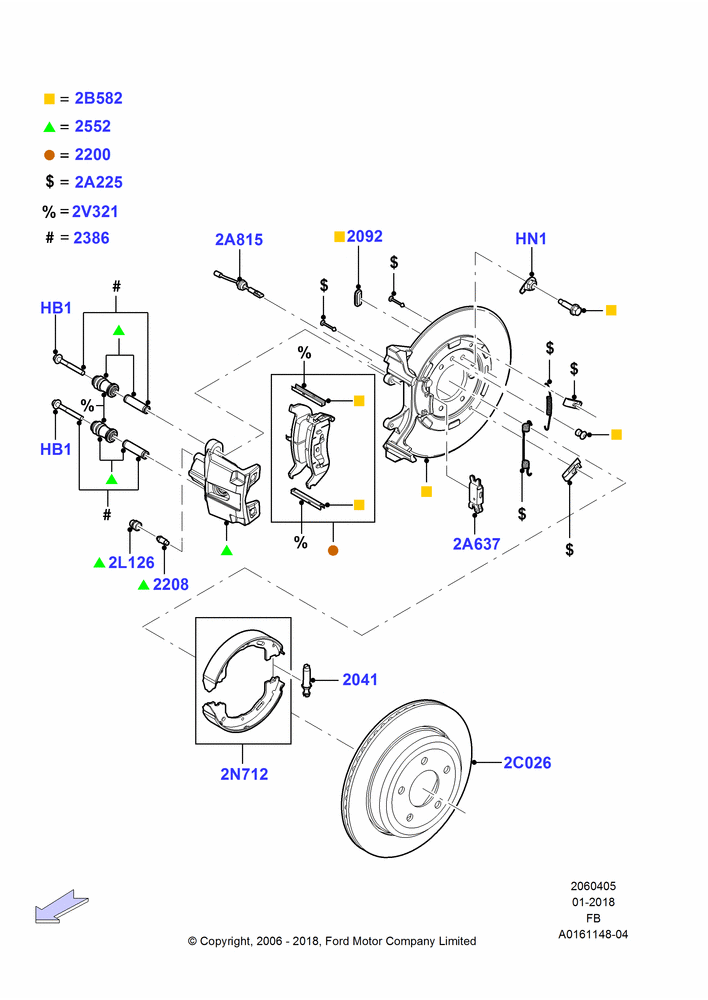 05 - Rear Brake Discs and Calipers; 19/JUN/2006-26/SEP/2011