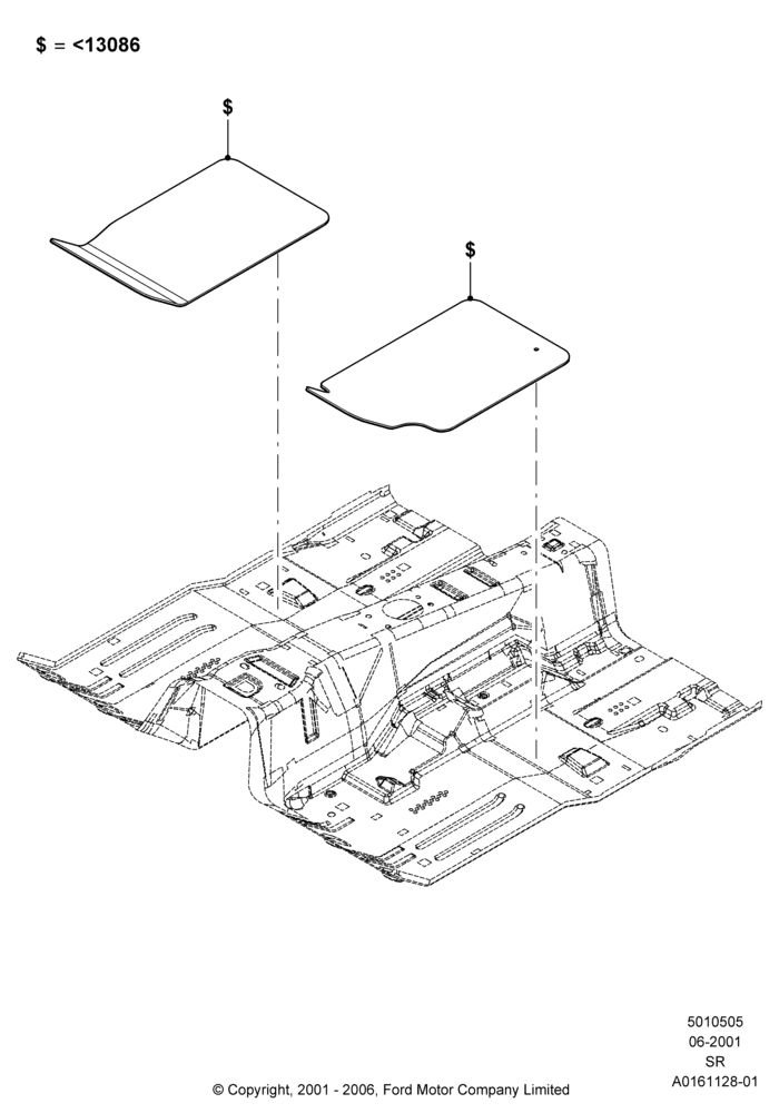 05X - Floor Trim, Accessory; 04/JUN/2001-01/JUL/2005