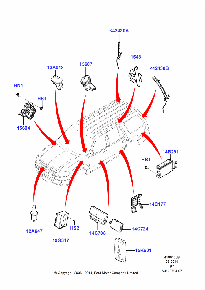 05B - Vehicle Modules and Sensors; 02/AUG/2006-11/AUG/2014