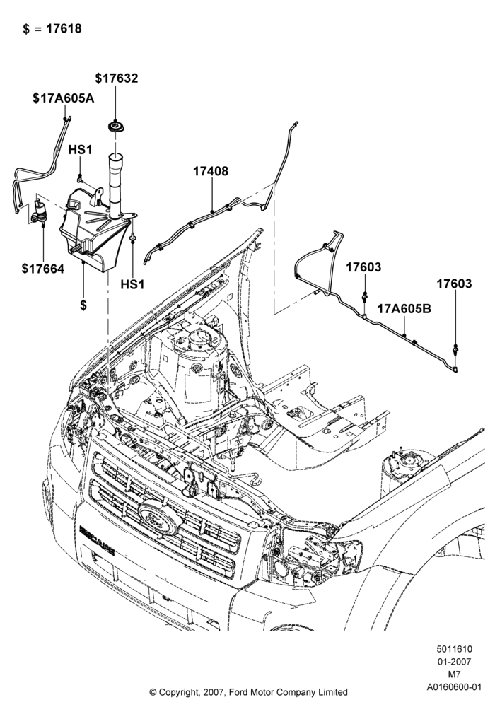 10B - Windshield Washer; 08/JAN/2007-29/APR/2012