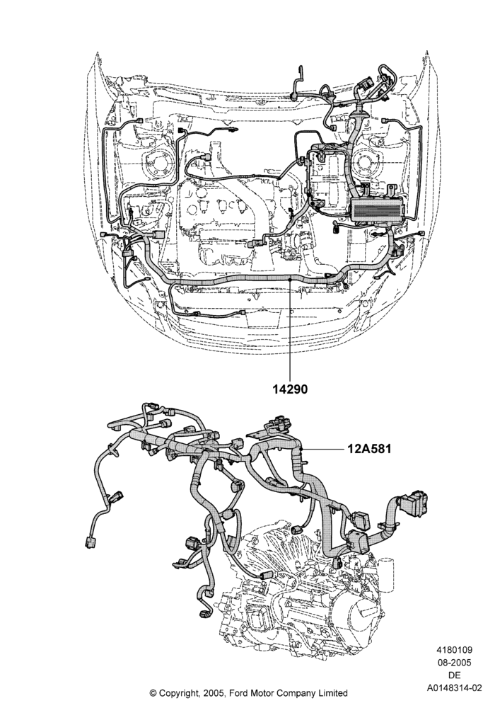 09A - Wiring - Engine And Transmission, 2.3L Duratec-HE (145PS) - MI4; 01/AUG/2005-30/AUG/2006