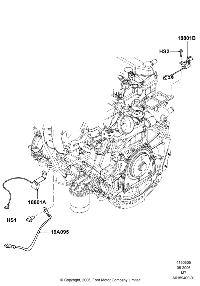 05C - Radio Suppression, 2.3LI4 16v Gas/Electric DOHC Hybrid; 01/MAY/2006-08/JAN/2007