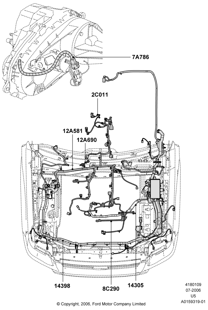 09E - Wiring - Engine And Transmission, 4.0L V6 12V SOHC EFI; 07/AUG/2006-16/DEC/2010