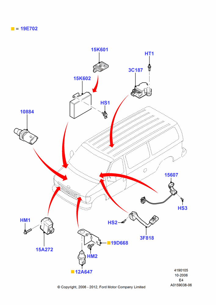 05B - Vehicle Modules and Sensors; 16/OCT/2006-18/AUG/2008