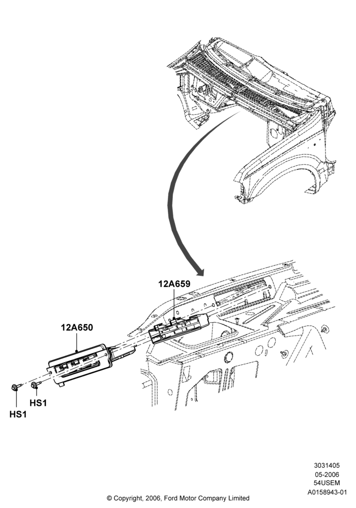 05L - Engine Modules and Sensors, 5.4L 3V V8, All 250/350 Series, Narrow Frame (Chassis Cab); 15/MAY/2006-18/DEC/2006