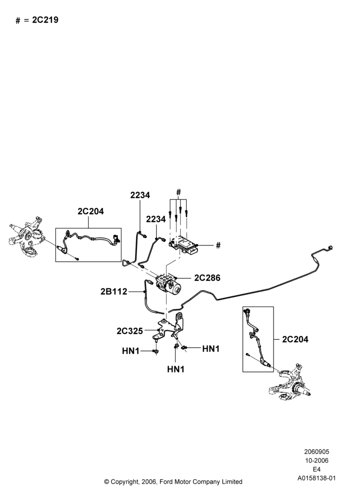 05E - Anti-Lock Braking System, 150 Series; 06/AUG/2007-18/AUG/2008