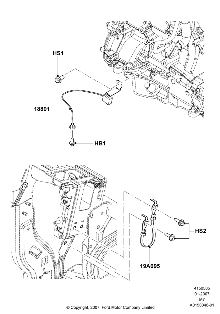 05D - Radio Suppression, All 4 Cylinder Gas Engines, Less Navigation System; 08/JAN/2007-29/APR/2012