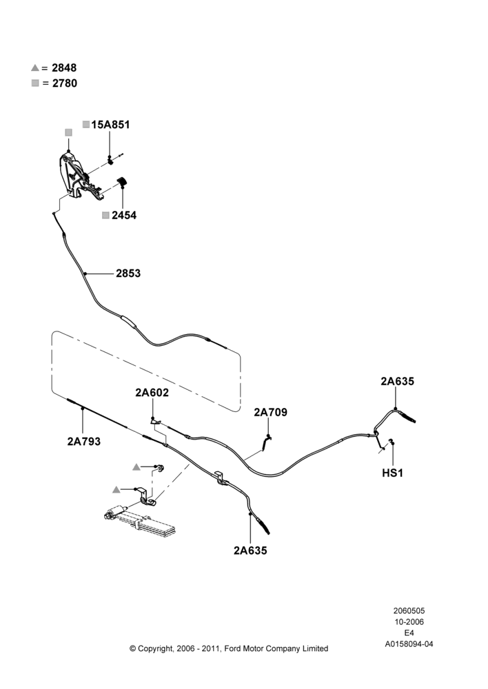 05D - Parking Brake, Ford 150 Series, Ford 250 Series, Ford 350 Series; 16/OCT/2006-06/AUG/2007