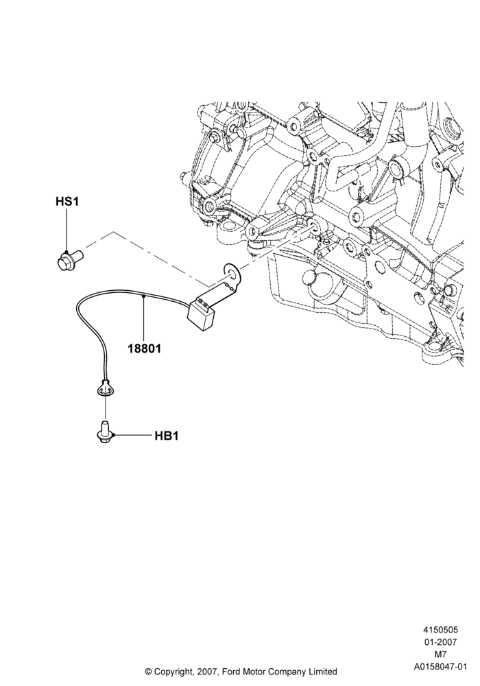 05E - Radio Suppression, All 4 Cylinder Gas Engines, With Navigation System; 08/JAN/2007-29/APR/2012