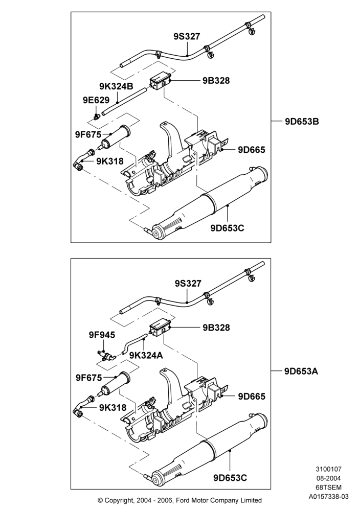 07D - Fuel Vapour System, 6.8L SOHC EFI NA V10 Gas, Extended Plus Capacity Fuel Tank; 02/AUG/2004-18/APR/2005