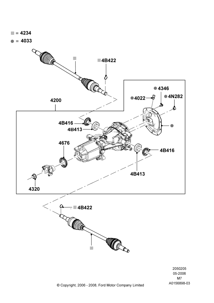 05A - Rear Axle; 01/MAY/2006-08/JAN/2007
