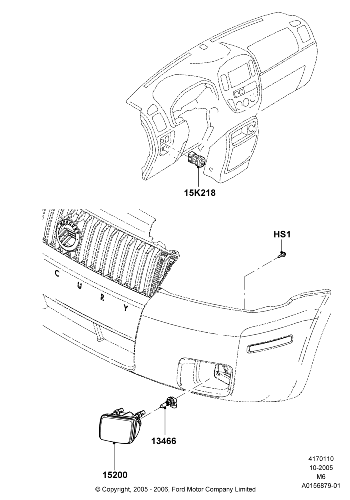 Front Fog Lamps, Lincoln/Mercury Series