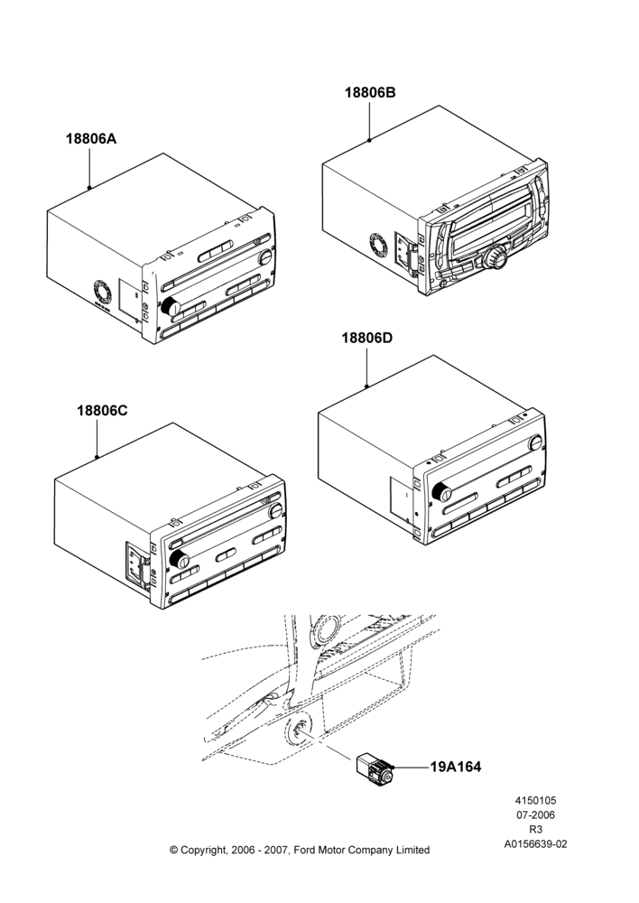 05B - Audio Equipment - Original Fit, Less Radio Reception Equipment; 31/JUL/2006-16/DEC/2011