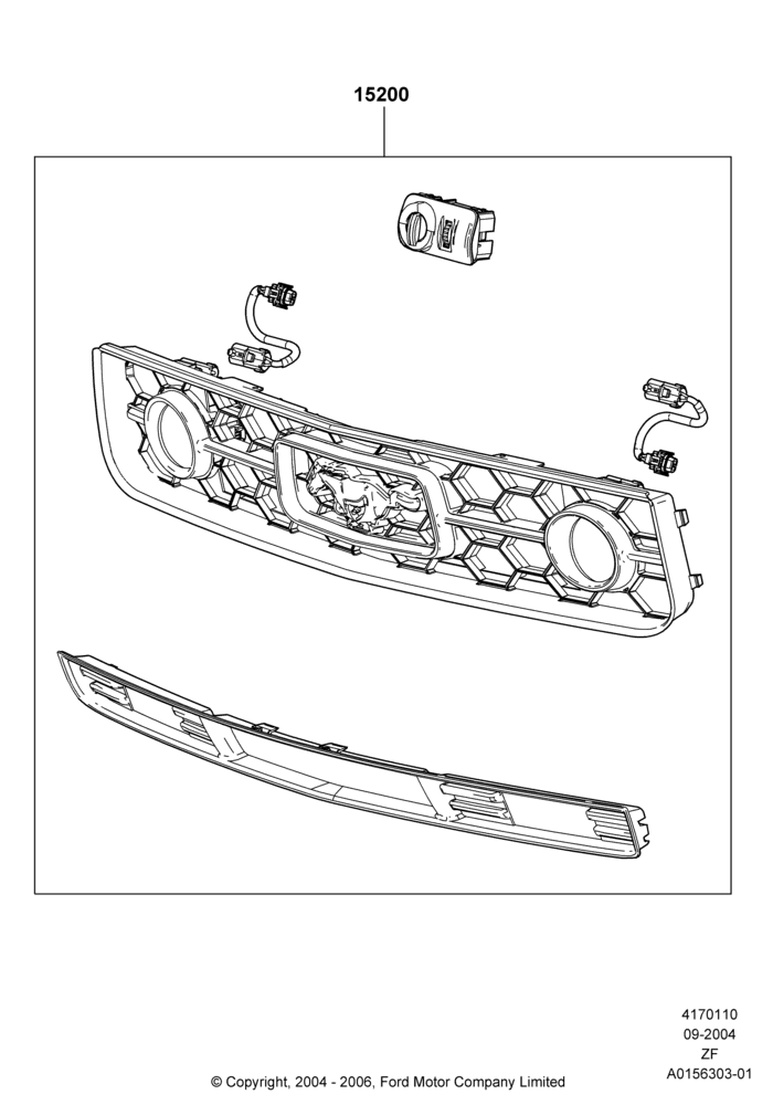 Front Fog Lamps, Base, Less Appearance Group, Accessory