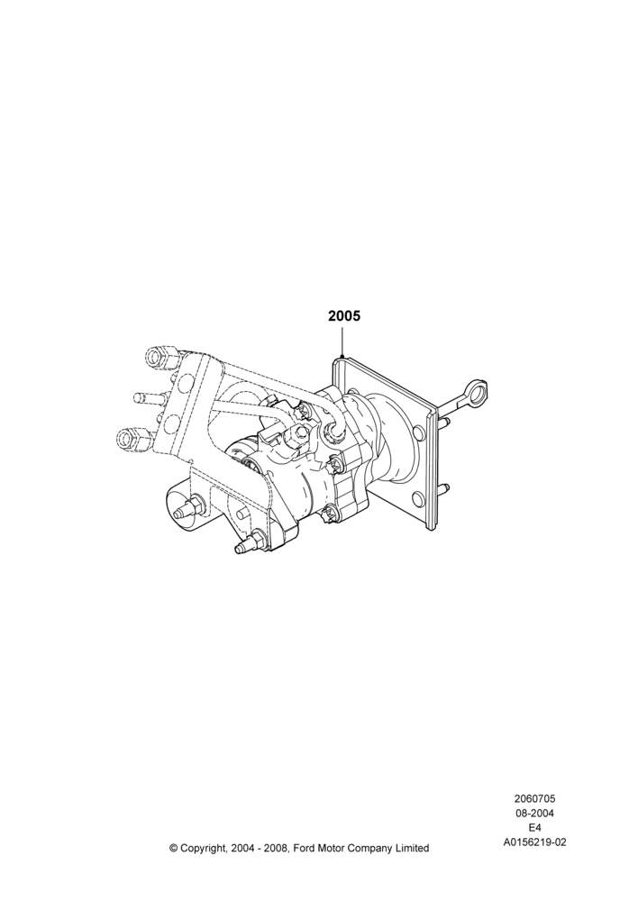 05D - Brake Booster, Ford 450 Series; 02/AUG/2004-06/AUG/2007