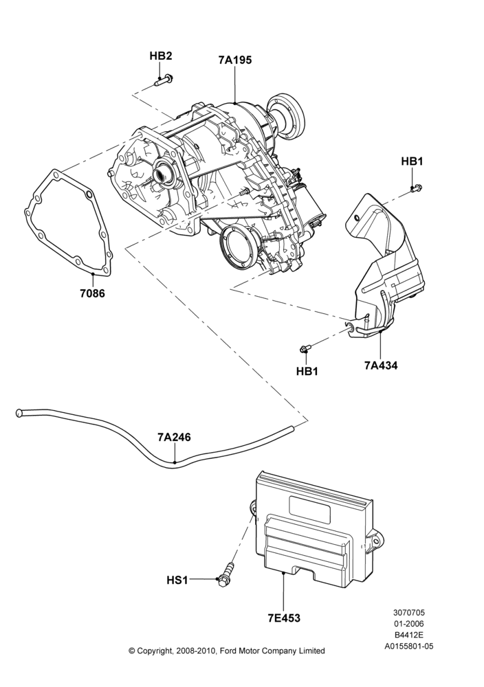 05B - Transfer Drive Case; 30/JAN/2006-29/OCT/2010