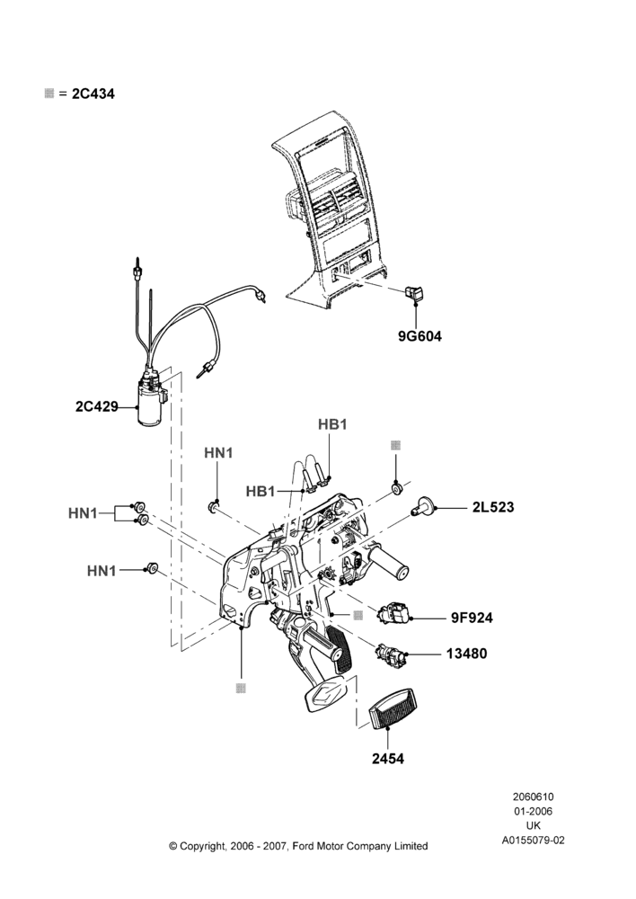 Brake and Clutch Controls, With Adjustable Foot Pedals