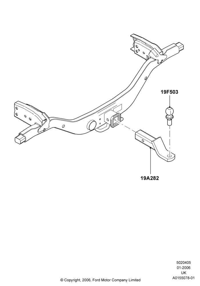 05X - Tow Bar, Accessory; 30/JAN/2006-29/OCT/2010