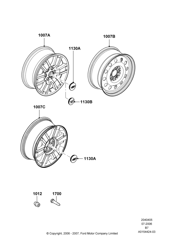 05G - Wheels, With 20" Wheels; 02/AUG/2006-16/AUG/2010