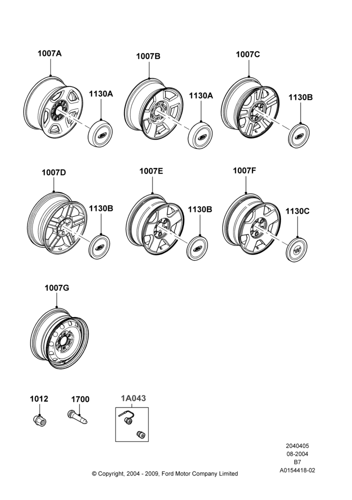 05C - Wheels; 02/AUG/2004-02/MAY/2005