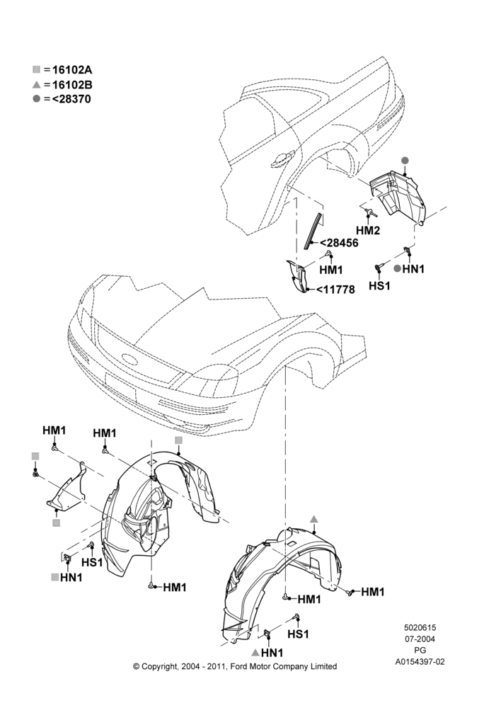 15 - Splash and Heat Shields; 12/JUL/2004-15/JUN/2009