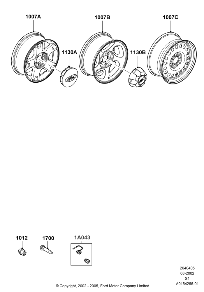05C - Wheels; 19/AUG/2002-04/AUG/2003