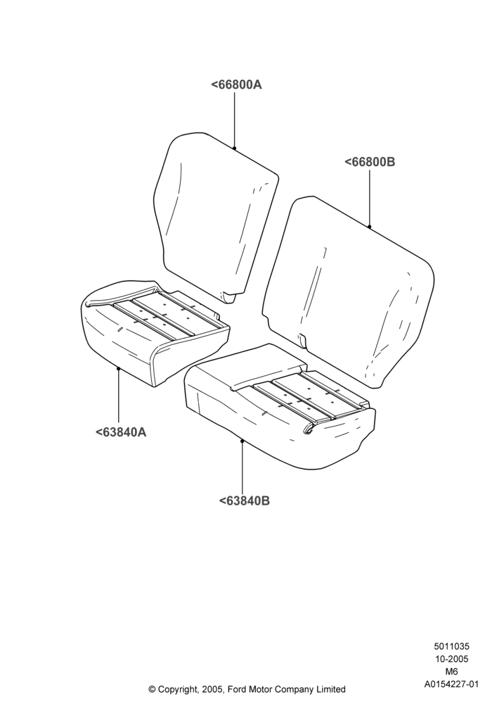 35B - Rear Seat Pads/Valances & Heating, Lincoln/Mercury Series; 03/OCT/2005-01/MAY/2006
