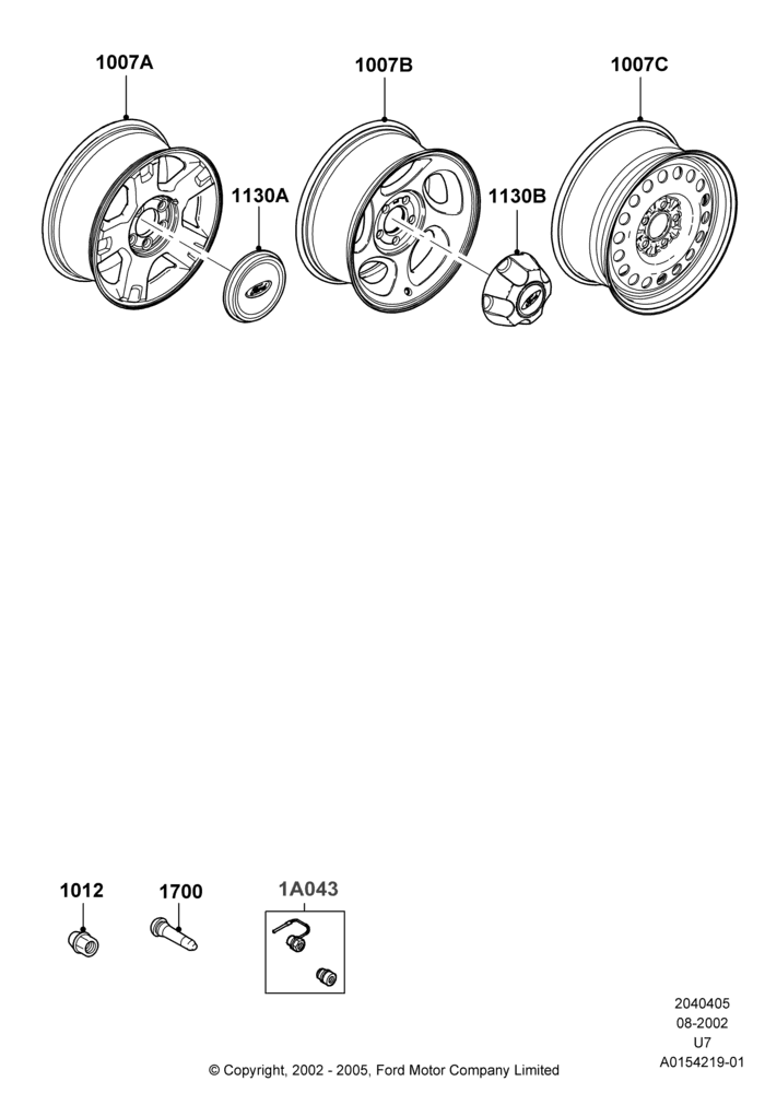 05C - Wheels; 19/AUG/2002-09/MAY/2003