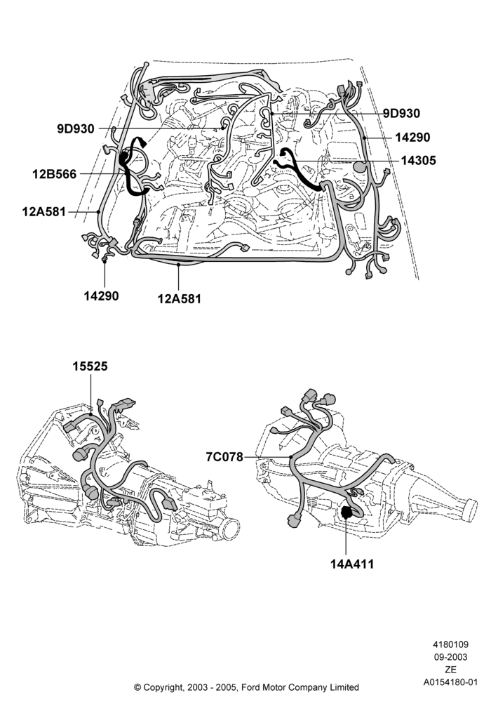 09D - Wiring - Engine And Transmission, 3.9L OHV EFI NA V6 GAS; 05/SEP/2003-10/MAY/2004