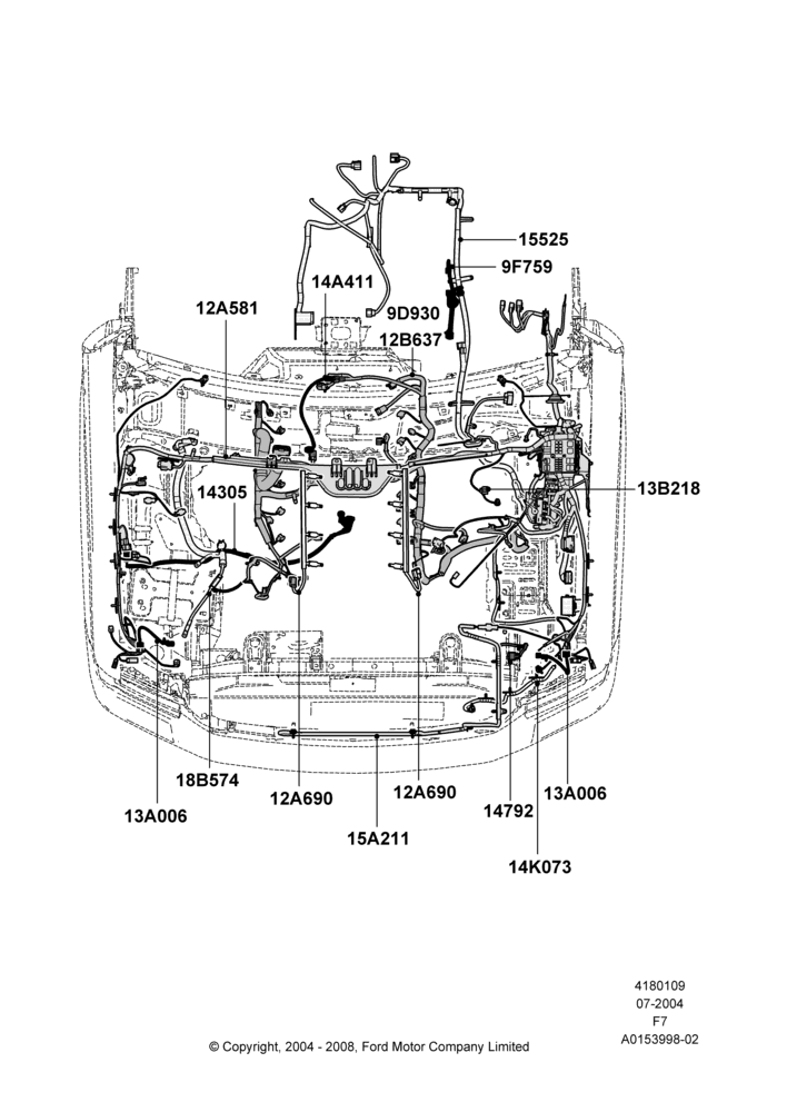 09 - Wiring - Engine And Transmission; 19/JUL/2004-12/FEB/2010