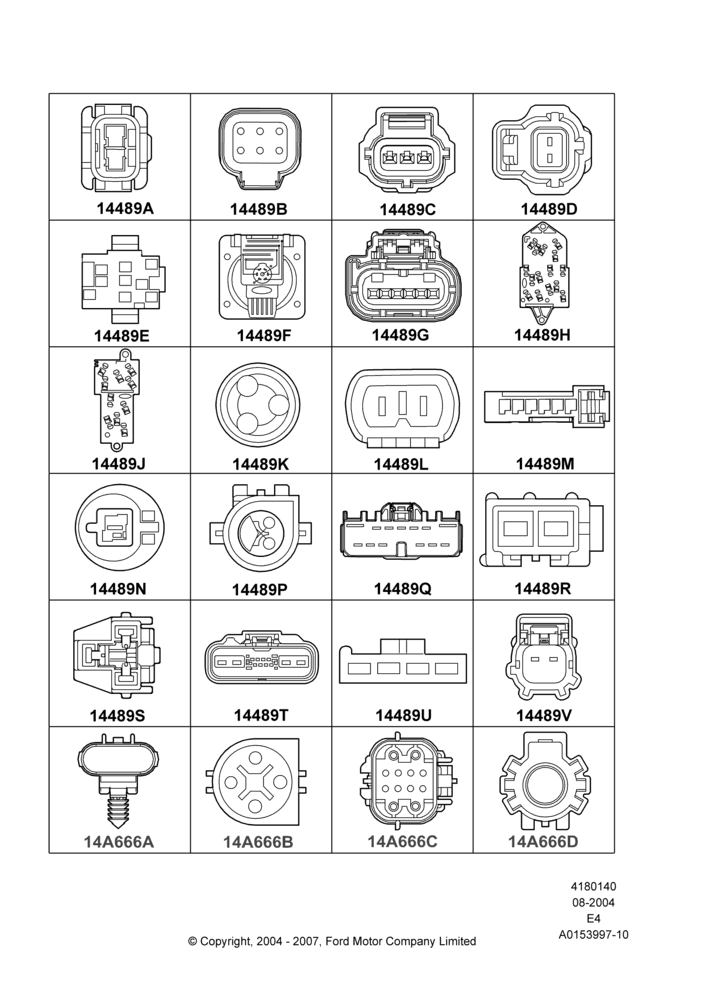 40B - Wiring Connectors, Page B; 02/AUG/2004
